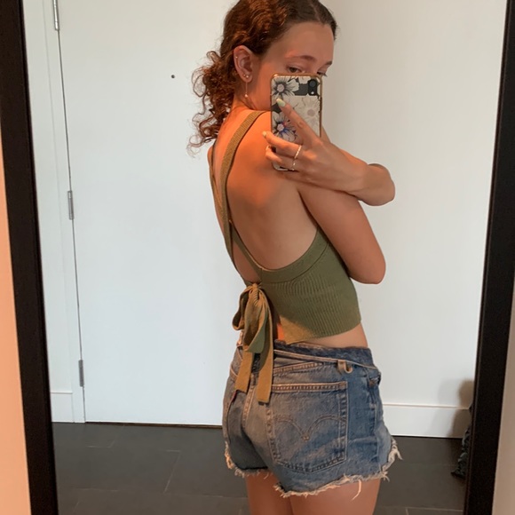 WILFRED Cross-back Crochet Top - Picture 3 of 6